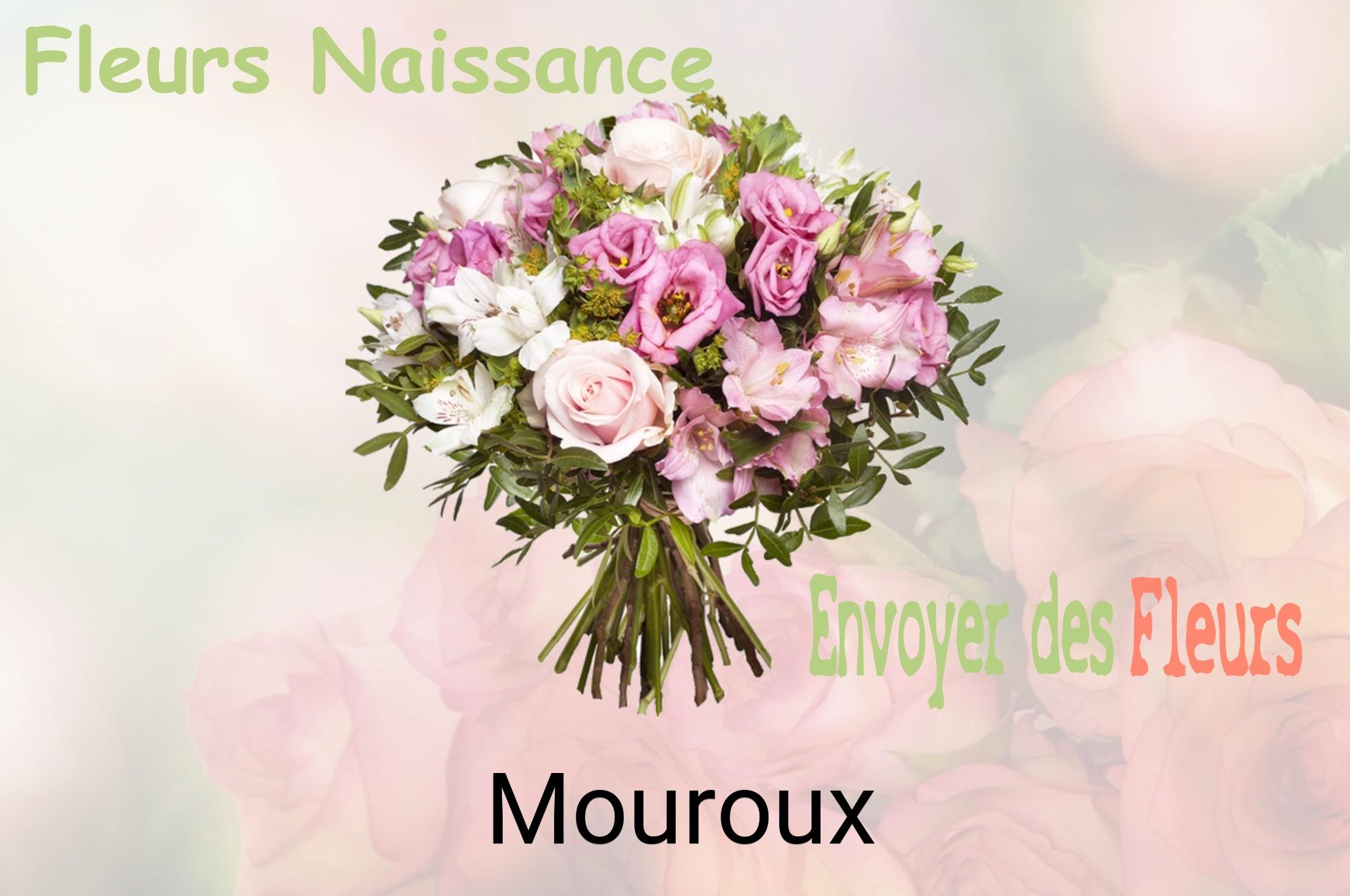 Bouquet de fleurs de naissance livré à Mouroux